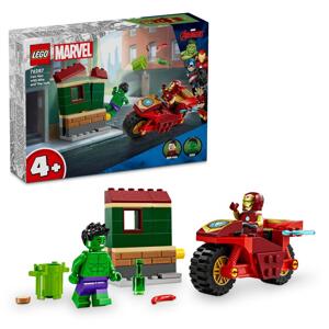 LEGO LEGO® Marvel 76287 Iron Man s motorkou a Hulk