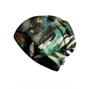 dětská čepice z teplákoviny Unuo Homeless Listy a větvičky Velikost boty (EU): M