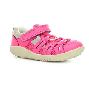Bobux Summit Pink Cyclamen - Chalk barefoot sandály Velikost boty (EU): 26, Vnitřní délka boty: 175, Vnitřní šířka boty: 64