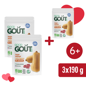 2+1 ZDARMA: Good Gout BIO Máslová dýně s jehněčím masem (190 g)