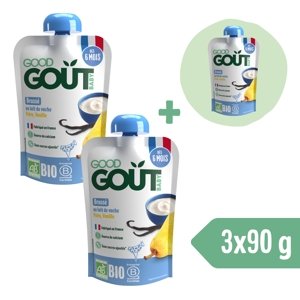 2+1 ZDARMA: Good Gout BIO Vanilkový dezert s hruškou (90 g)