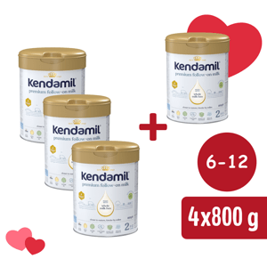 3+1 ZDARMA: Kendamil Premium 2 HMO+ (800 g)
