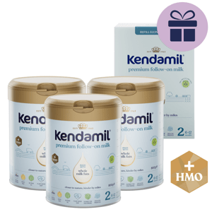 3x Kendamil Premium 2 HMO+ (800 g) + ZDARMA 600 g
