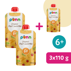 2+1 ZDARMA: SALVEST Põnn BIO Ovocné smoothie s ananasem (110 g)