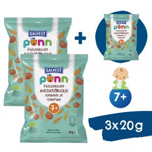 2+1 ZDARMA: SALVEST Põnn BIO Rajčatové křupky (20 g)