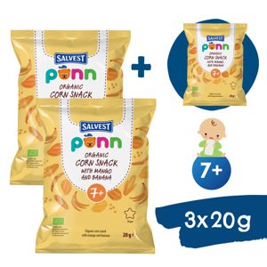 2+1 ZDARMA: SALVEST Põnn BIO Mangové křupky (20 g)
