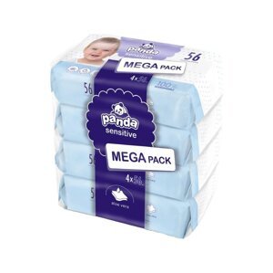 Panda Dětské vlhčené ubrousky Sensitive (4× 56 ks)