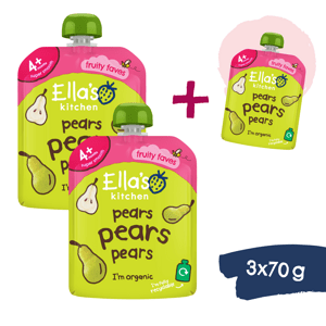 2+1 ZDARMA: Ella's Kitchen BIO Hrušková svačinka (70 g)