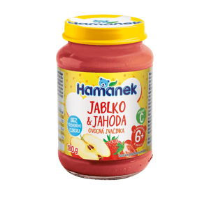 Hamánek Jahoda ovocná svačinka bez přidaného cukru 6m+ (180 g)