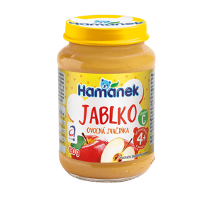 Hamánek Jablko ovocná svačinka 4m+ (190 g)