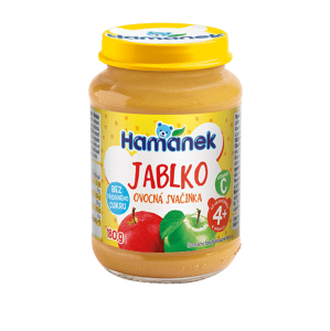 Hamánek Jablko ovocná svačinka 4m+ (180 g)