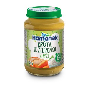 Hamánek Krůta se zeleninou a rýží 6m+ (190 g)