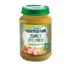 Hamánek Jehněčí soté s mrkví a bramborovým pyré 6m+ (190 g)