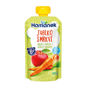 Hamánek Jablko a mrkev 6m+ (100 g)