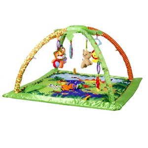 mamido Hrací deka se zvířátky zelená