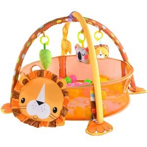 mamido Hrací deka s ohrádkou lev oranžová