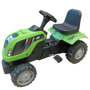 mamido Šlapací traktor s přívěsem zelený