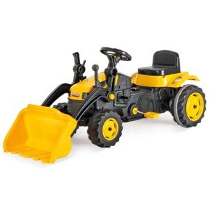 mamido Šlapací traktor se lžící žlutý