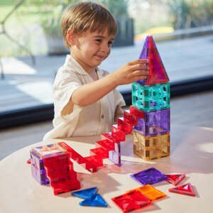 mamido Cleverclixx Intense Magnetická stavebnice se schodištěm 34 ks