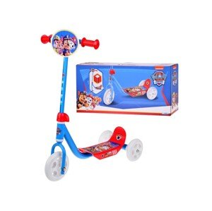 mamido Dětská tříkolová koloběžka 20 kg Tlapková patrola červená