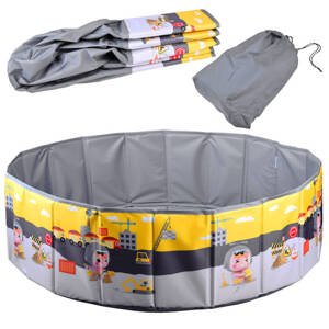 mamido Dětský suchý bazén šedý