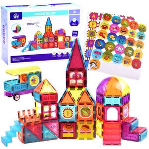 mamido Magnetická stavebnice zámek 111 dílů