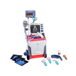 mamido Lékařský vozík sada pro malého doktora růžová