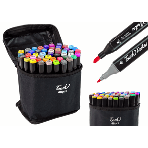 mamido Sada alkoholových fixů 48 ks Touch s taškou