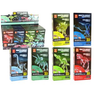 mamido Svítící kostra dinosaura k sestavení