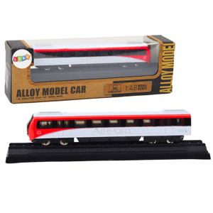 mamido Kovový sběratelský model vlaku 1:48 červená bílá