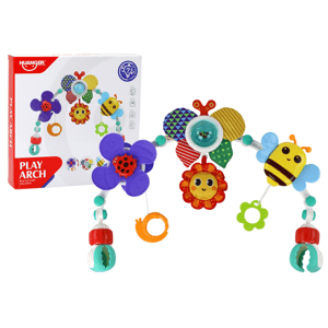 mamido Hrazdička s hračkami na postýlku a kočárek