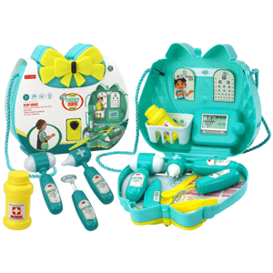 mamido Lékařská sada Doktor v kabelce na šňůrce tyrkysová