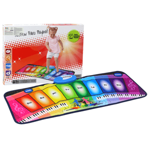 mamido Hudební taneční vzdělávací podložka Duhové pianko