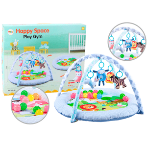 mamido Hrací deka 2v1 s míčky a zvířátky