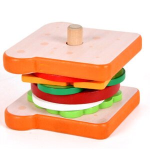 mamido Dřevěný sendvič 8 dílů s recepty 10 ks