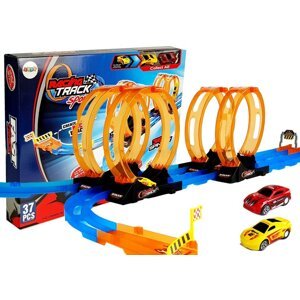 mamido Velká autodráha s autíčky Racing Track 181 cm