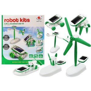 mamido Vzdělávací solární robot Kit 6v1
