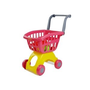 mamido Nákupní košík s ovocem růžový