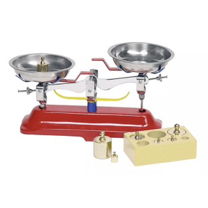 Goki Goki Dětská kovová váha + 7 kovových těžítek