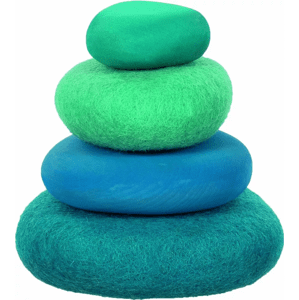 Goki Goki Stohování - Vlněné a dřevěné kameny