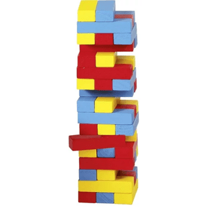 Goki Goki Zábavná hra – Vratká věž Jenga barevná