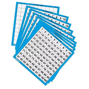 Learning Resources Learning Resources Stovková tabulka - sada 10 ks