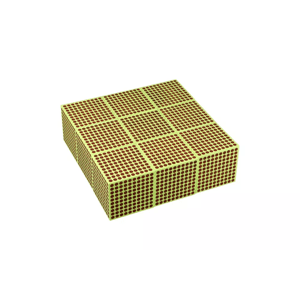 Moyo Montessori Moyo Montessori Devět dřevěných krychlí znázorňující 1000