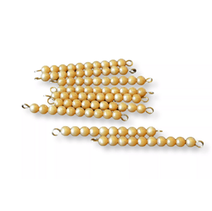 Moyo Montessori Moyo Montessori 9 zlatých perlových "desítek"