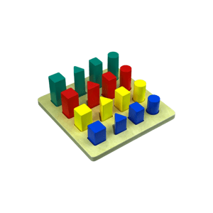 Moyo Montessori Moyo Montessori Žebřík - geometrická tělesa