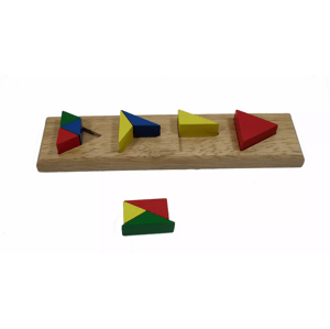 Moyo Montessori Moyo Montessori Barevné trojúhelníkové cihly