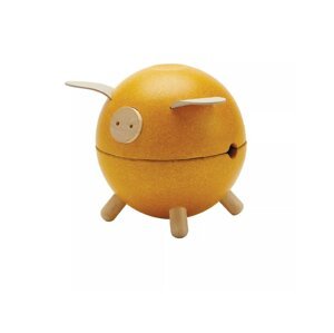 PlanToys PlanToys Kasička - žluté prasátko "Orchard"