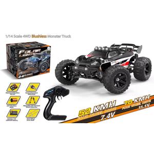 Mamido Mamido Terénní autíčko na dálkové ovládání Polar lights černé 1:14, rychlost 52 km/h, 4x4