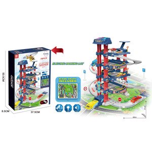 Mamido Mamido Policejní garáž s herní podložkou a autíčky 78 ks MT1271