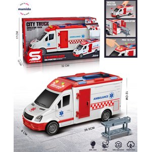 Mamido Mamido Autíčko sanitka 1:16 se zvuky a světly MT1286